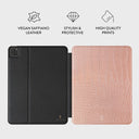 Pink Croco - iPad Pro 12.9 (4th/3rd Gen) Case 3
