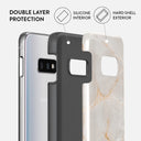 Vanilla Sand - Marble Samsung Galaxy S10E Case 6
