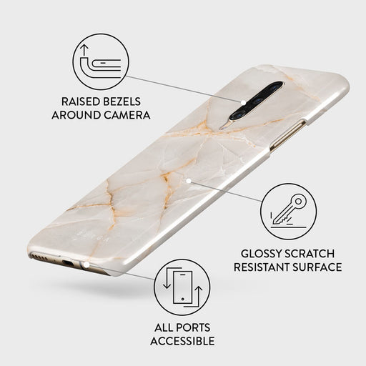 Vanilla Sand - Marble OnePlus 7 Pro / 7T Pro Case 3