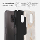Vanilla Sand - Marble Motorola Moto G Power 2021 Case 2