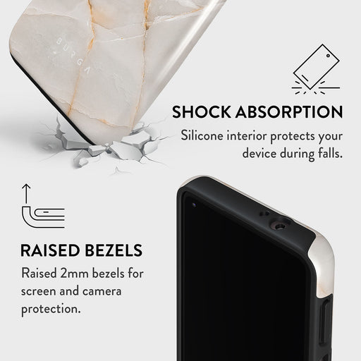 Vanilla Sand - Marble Motorola Moto G Power 2021 Case 4