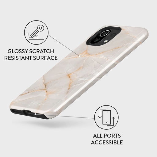Vanilla Sand - Marble Xiaomi 11 Lite 5G NE Case 3