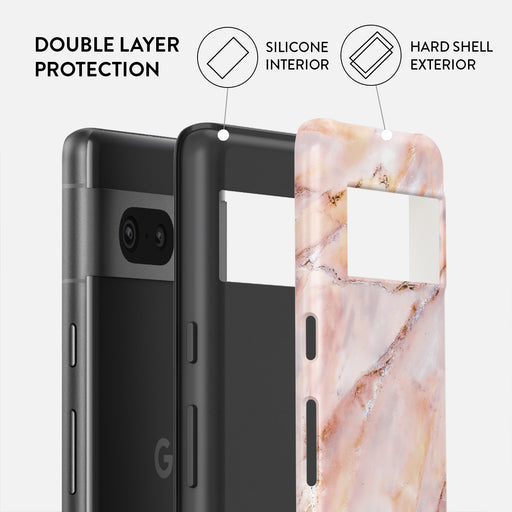 Morning Sunshine - Pastel Marble Google Pixel 7a Case 2