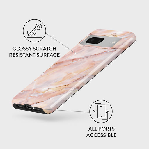 Morning Sunshine - Pastel Marble Google Pixel 7a Case 3