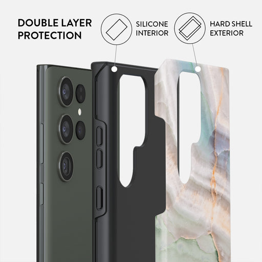 Pastel Hues - Colorful Marble Samsung Galaxy S23 Ultra Case 6