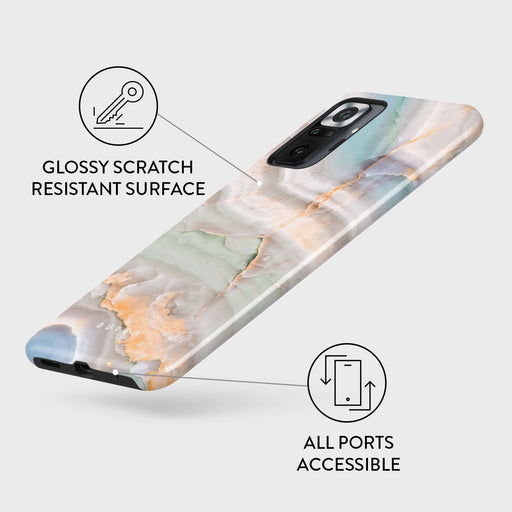 Pastel Hues - Colorful Marble Xiaomi Redmi Note 10 Pro Case 3