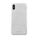Glacial Desert - White Snakeskin iPhone X / XS Case 1