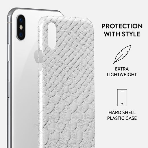Glacial Desert - White Snakeskin iPhone X / XS Case 2