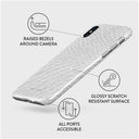 Glacial Desert - White Snakeskin iPhone X / XS Case 3