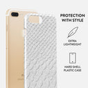 Glacial Desert - White Snakeskin iPhone 7 Plus / 8 Plus Case 2