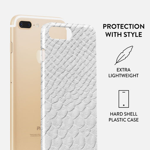 Glacial Desert - White Snakeskin iPhone 7 Plus / 8 Plus Case 2