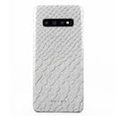 Glacial Desert - White Snakeskin Samsung Galaxy S10 Plus Case