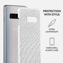 Glacial Desert - White Snakeskin Samsung Galaxy S10 Plus Case 2