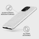 Glacial Desert - White Snakeskin Xiaomi Mi 11 Lite 4G / 5G Case 3
