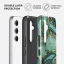 Ubud Jungle - Turquoise Samsung Galaxy A54 Case 2