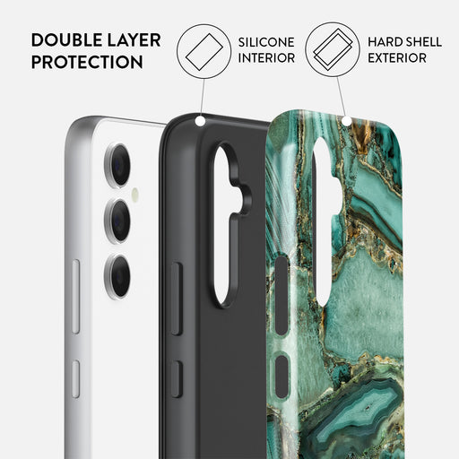 Ubud Jungle - Turquoise Samsung Galaxy A54 Case 2