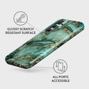 Ubud Jungle - Turquoise Samsung Galaxy A54 Case 3