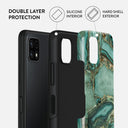 Ubud Jungle - Turquoise Samsung Galaxy A22 5G Case 2
