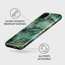 Ubud Jungle - Turquoise Samsung Galaxy A22 5G Case 3