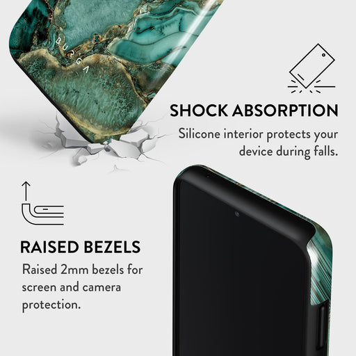 Ubud Jungle - Turquoise Samsung Galaxy A22 5G Case 4