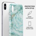Uluwatu Waves - Teal iPhone XS Max Case 2