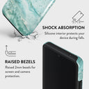 Uluwatu Waves - Teal Samsung Galaxy A33 Case 4