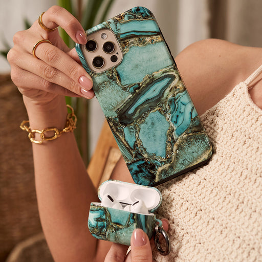 Ubud Jungle - Turquoise Samsung Galaxy A22 5G Case 8