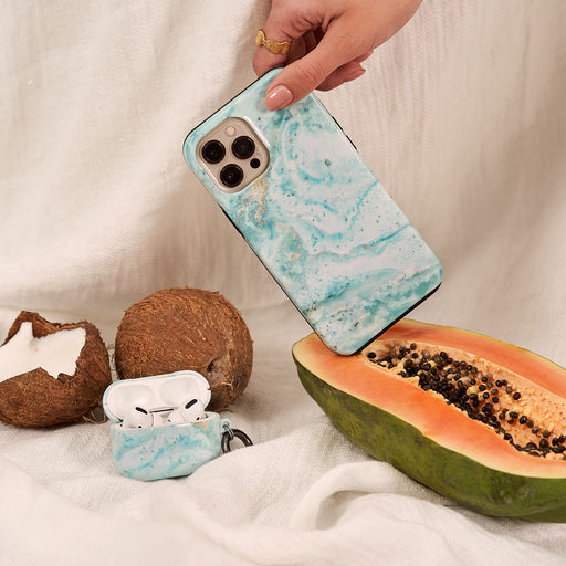 Uluwatu Waves - Teal iPhone XS Max Case 12