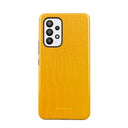 Canary Yellow - Snake Skin Samsung Galaxy A33 Case 1