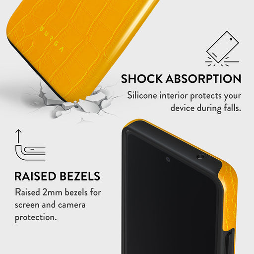 Canary Yellow - Snake Skin Samsung Galaxy A33 Case 4