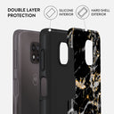 Make A Wish - Gold Marble Motorola Moto G Power 2021 Case 2