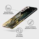 Northern Lights - Marble Samsung Galaxy S21 Plus Case 3