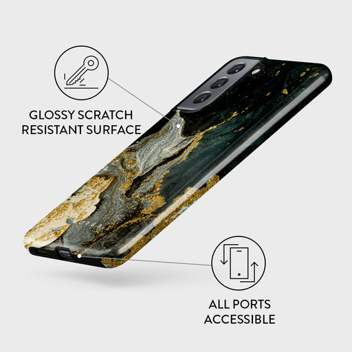 Northern Lights - Marble Samsung Galaxy S21 Case 7