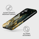 Northern Lights - Marble Samsung Galaxy A54 Case 3