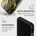 Northern Lights - Marble Samsung Galaxy A54 Case 4