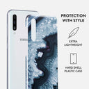 Frozen Lake - Gray Marble Samsung Galaxy A50 Case 2