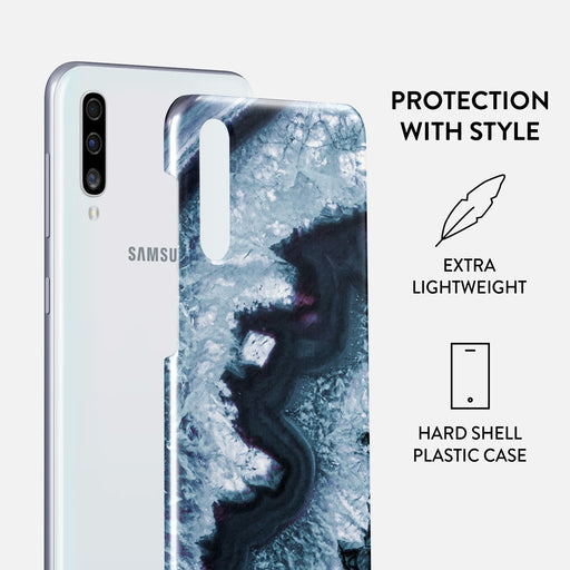 Frozen Lake - Gray Marble Samsung Galaxy A50 Case 2