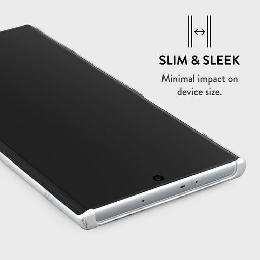 White Winter - Classy Marble Samsung Galaxy Note 10 Case 4
