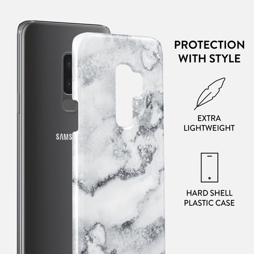 White Winter - Classy Marble Samsung Galaxy S9 Plus Case 2