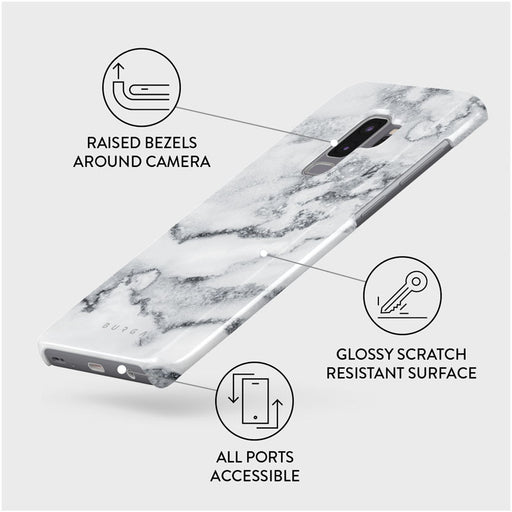 White Winter - Classy Marble Samsung Galaxy S9 Plus Case 3