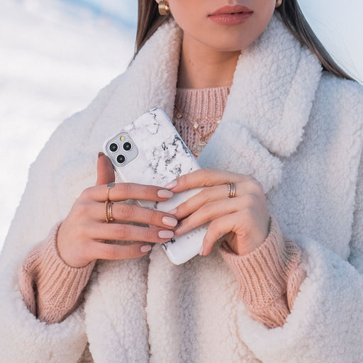 White Winter - Classy Marble Xiaomi 12 Pro Case 6